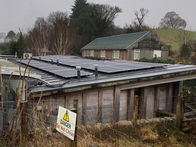 Solar photovoltaic at the Catstrand. 