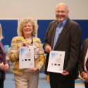 Norma Austin Hart, Third Sector Dumfries and Galloway's Chief operating Officer, centre left, with research team members from left: Natalie Anderson, Emma Bowden, Stuart Harrison and Dr David Vickers.